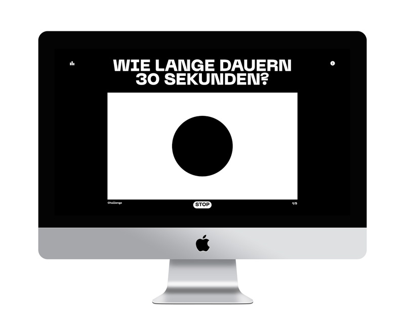 Time Guesser on iMac screen